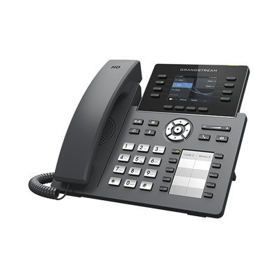 Teléfono IP Wi-Fi, Grado Operador, 8 líneas SIP con 4 cuentas, pantalla a color 2.8, puertos Gigabit, Bluetooth, PoE, codec Opus, IPV4/IPV6 con gestión en la nube GDMS