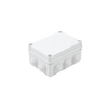 Caja de derivación de PVC Auto-Extinguible con 10 entradas, tapa y tornillo de media vuelta de 1/4, 150x110x70 mm (5.9 x 4.3 x 2.7 in), Para Exterior (IP55)