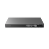 Switch Gigabit PoE+ Administrable / 16 puertos 10/100/1000 Mbps + 4 Puertos SFP Uplink / Hasta 240W / Compatible con GWN Cloud.