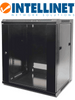 INTELLINET 711715 - Gabinete mural de 6U / 19 / Empaque Flat-Pack, 450 mm de profundidad / Negro Sobre Pedido