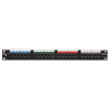 Patch Panel UTP HD6 de 24 puertos, Precargado con Jacks Categoría 6, Plano, 1UR