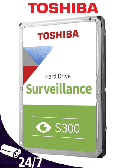 TOSHIBA HDWT720UZSVA - Disco Duro de 2TB/ Serie S300 Especial Para Videovigilancia/ Ideal para Trabajo 24/7/ Inteface: SATA 3.5/ 5700 rpm/ 128 MB / Hasta 64 cámaras