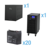 UPS Trifásico de 10 kVA/10 kW, Topología Online Doble Conversión, Voltaje de 208/220 Vca de L-L, Respaldo de 5 Minutos al 100% de Carga, Incluye Módulo y Banco de Baterías