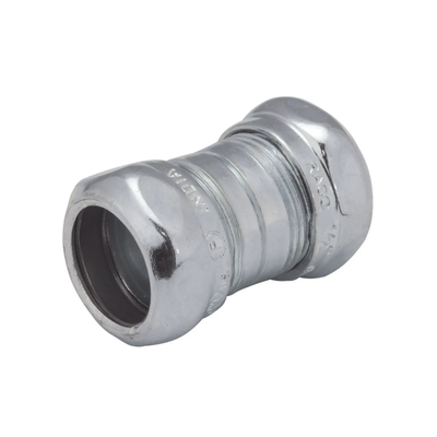 Cople Compresión de Acero Galvanizado para Pared Delgada de 1/2.