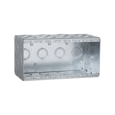Caja Multigang de 4 Gangs/ Profundidad de 3-1/2/ 24 Entradas de 1/2 - 3/4.
