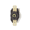 Receptáculo de Media Vuelta Industrial para Empotrar de 20 A 125 V CA 2 Polos 3 Hilos (Nema L5-20R).