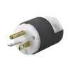 Clavija Entrada Recta/ 20 A 125 V/ 2 Polos 3 Hilos/ Nema 5-20 P/ Grado Industrial- Comercial.