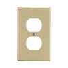Placa de Pared para Contacto Duplex Color Marfil.