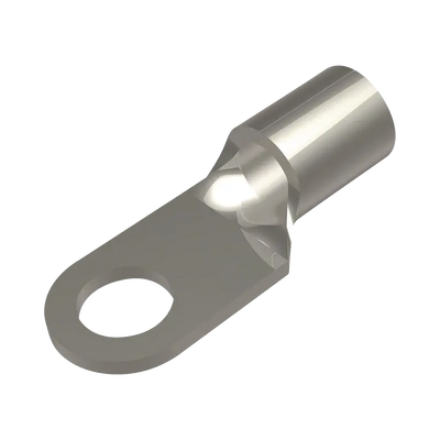Zapata Terminal de Ojillo para Tornillo 1/4 (6.35 mm) y Calibre 6 AWG.
