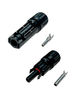 HYXIPOWER EPL01 - Par de Conectores MC4 para Módulos Fotovoltaicos / Protección contra Agua / Resistencia contra la tensión / Conector Hembra - Macho
