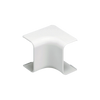 Esquinero interior, para uso con canaleta LD3, material ABS, Color Blanco Mate