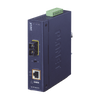 Convertidor de Medios Industrial PoE+ 1000BASE-LX a 10/100/1000BASE-T 802.3at (SC,SM) -20 km