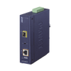 Convertidor de Medios PoE Industrial, Puerto SFP 1000BASE-SX/LX a Puerto RJ45 Gigabit con Salida PoE 802.3at (Hasta 30 W).