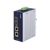 Convertidor de Medios Industrial de 2 Puertos SFP 100/1000X a 2 Puertos RJ45 10/100/1000T 802.3bt PoE++