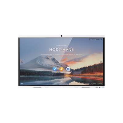 HUAWEI IdeaHub B2, Pantalla interactiva para Colaboración Inteligente, 86, 4K UHD, Android 9, Wi-Fi, blanco Jade.