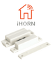 IHORN HO03 - Contacto Magnético Alámbrico / Compatible Con DSC / RISCO / IHORN / Salida NC
