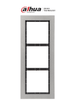DAHUA VTM126 - PANEL FRONTAL PARA 3 MODULOS CON MATERIAL DE ACERO INOXIDABLE. Y PROTECCION IP65/ IK07. COMPATIBLE CON VTO4202F