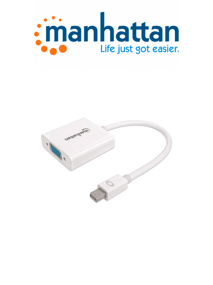 MANHATTAN - 322508 Adaptador DisplayPort Mini M a VGA H