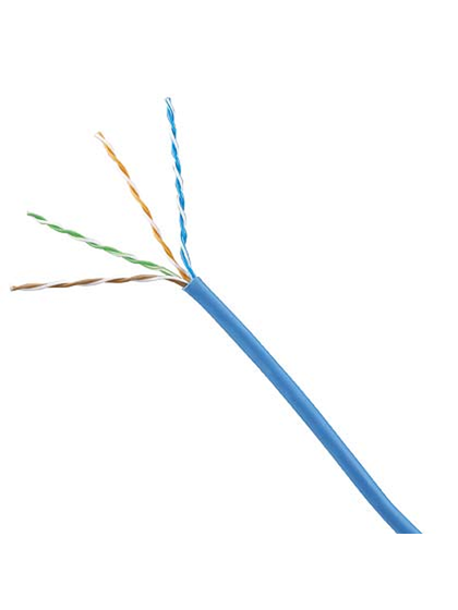 PANDUIT NUC5C04BUC - CABLE UTP NETKEY/ CAJA DE 1,000 Pies 305 METROS /100% COBRE/ 4 PARES/ 24 AWG / Categoría 5e / Azul