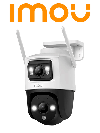 IMOU Cruiser Dual 6MP IPC-S7XN-6M0WED - Camara IP PT Wifi Dual de 6 Megapixeles/ Lente Fijo de 3 Megapixeles y Lente PT de 3 Megapixeles/ 30 Mts de Iluminación Nocturna/ Microfono y Altavoz Integrados/ Audio 2 Vías/ con IA/ LoNuevo CONGIMOU1