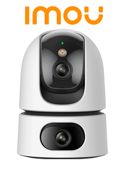 IMOU Ranger Dual IPC-S2XN-10M0WED - Cámara IP WiFi Dual de 10 MP Full Color con Inteligencia Artificial; Lente Fijo de 5 MP + Lente PT de 5 MP. Incorpora IA avanzada, micrófono, altavoz, ranura MicroSD y visión nocturna de 15m LoNuevo CONGIMOU1 MCI1