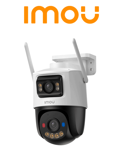 IMOU Cruiser Dual Pro 8MP IPC-S7XFN-8U0WED-imou- Cámara IP PT Dual Wifi Aurora Full Color de 8MP Lente Fijo de 4 MP + y Lente PT 4 MP, 30 Mts de Iluminación Nocturna Micrófono y Altavoz Integrados Audio Bidireccional IMOU SENSECONGIMOU1 MCI1