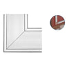 Accesorio en L de aluminio, compatible con canaleta INKA100 (8130-80001)