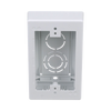 Caja de Pared Superficial, uso Universal con Placas de Pared, Con Cinta Adhesiva, Color Blanco