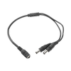 Cable con conector Jack hembra 3.5 mm con 2 salidas de Jack macho