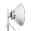 Antena parabólica 4 ft para radio B11 y AF11, ganancia de 41 dBi, conector guía de onda, Alto aislamiento al ruido en enlaces vecinos, 10.1-12 GHz, Montaje de acero inoxidable incluido