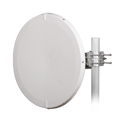 Antena Direccional de Alto Rendimiento / 31 dBi / 2 ft / 5.9-7 GHz / Conectores RP-SMA / Alto Aislamiento al Ruido / Fácil Montaje y herraje de acero inoxidable / Radomo Incluido
