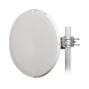 Antena Direccional de Alto Rendimiento / 31 dBi / 2 ft / 5.9-7 GHz / Conectores RP-SMA / Alto Aislamiento al Ruido / Fácil Montaje y herraje de acero inoxidable / Radomo Incluido