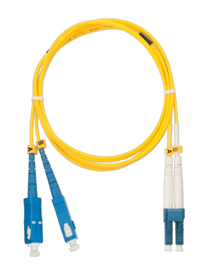 SBE TECH SBE-JULC-SC-2MSMD Jumper LC-SC monomodo /SM 9/125 / Duplex 2 mm/ 2 metros/ UPC