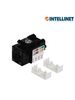 INTELLINET 210416 - Jack CAT 5e / De impacto 110 / Keystone / Color negro