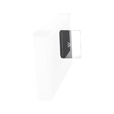 Aleta de Acrílico para formar carriles de 110 cms en torniquetes Hikvision Series DS-K3B501 y DS-K3B601 / Uso en accesos amplios para silla de ruedas