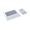 KIT DE VIDEOPORTERO IP COLOR BLANCO / Apertura con app / Súper elegante / Monitor WIFI / Alimentación 110vca