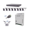 KIT TurboHD 1080p / DVR 8 Canales / 8 Cámaras Bala (exterior 2.8 mm) / Transceptores / Conectores / Fuente de Poder Profesional hasta 15 Vcc para Larga Distancias