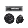 Kit de estéreo con Bluetooth KMR-M332BT | más Par de bocinas KFC-1653MRB
