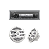 Kit de estéreo con Bluetooth KMR-M332BT | más Par de bocinas KFC-1653MRW