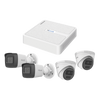 Kit IP 2 Megapixel / NVR de 8 Canales con 8 Puertos PoE / 2 Cámaras IP Bala para Exterior / 2 Cámaras IP Domo para Exterior