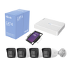 Kit IP 2 Megapixel / NVR de 8 Canales con 8 Puertos PoE / 4 Cámaras IP Bala para Exterior / Micrófono Integrado / Bobina de Cable de 305 mts / SSD 1 TB