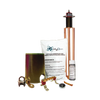 Kit de Tierra Física con Electrodo TG100AB y accesorios de instalación.
