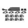 Kit de 16 canales para transmisión de ALIMENTACION (NO SOPORTA COAXITRON)( de 36 Vcc a 12 Vcc) y video (HD-TVI) a distancias de hasta 250 m.