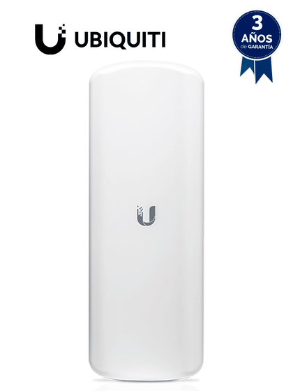 UBIQUITI LAP-GPS - Radio con antena integrada Airmax AC 5.8GHz de exterior con antena sectorial de 17 dBi y 90 grados de apertura. Potencia de 25 dBm, rendimiento hasta 450 Mbps y sincronización GPS. UBIYD