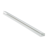 Canaleta LD10 de PVC rígido, con cinta adhesiva para instalación sin herramientas, de 38.4 x 24 x 1828.8 mm, Color Blanco
