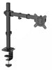 TCE LMG12NB - Soporte de Escritorio para 1 Monitor de 13 a 27 , Carga Máxima 9Kg , VESA 75x75mm / 100x100mm / Ajuste Inclinación y Rotación