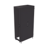 Gabinete para Telecomunicaciones Rack Estándar de 19, 42UR, 600 mm Ancho x 1000 mm Profundidad. Fabricado en Acero, Se envía el Gabinete Armado.