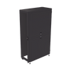 Gabinete Profesional para Telecomunicaciones de 45UR, 1200 mm Profundidad, Incluye 2 Organizadores Verticales de 45 Unidades de Rack, Se envía el Gabinete Armado.