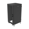 Gabinete Profesional para Telecomunicaciones de 19in, Instalación a Piso, 24UR, 600 mm Profundidad, Se envía el Gabinete Armado.