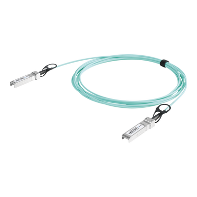 Cable AOC SFP+ de 1&10 Gbps a 1&10 Gbps / Cable de fibra óptica Activo / Longitud: 1 metro